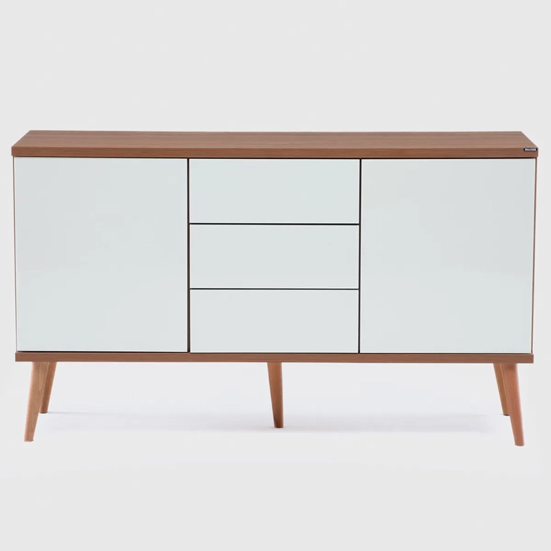BUFFET ROCA BLANCO COPIHUE 2 PUERTAS 3 CAJONES CANELA - 1