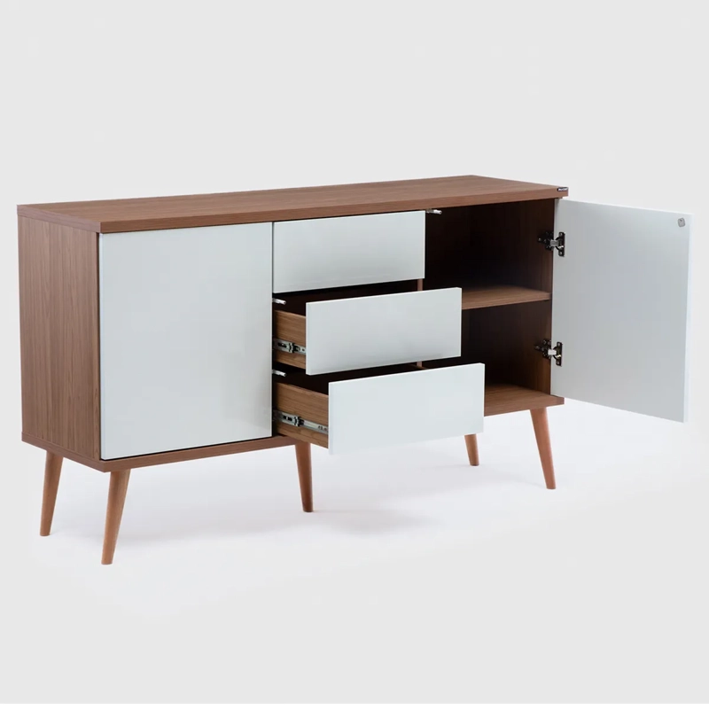 BUFFET ROCA BLANCO COPIHUE 2 PUERTAS 3 CAJONES CANELA - 5