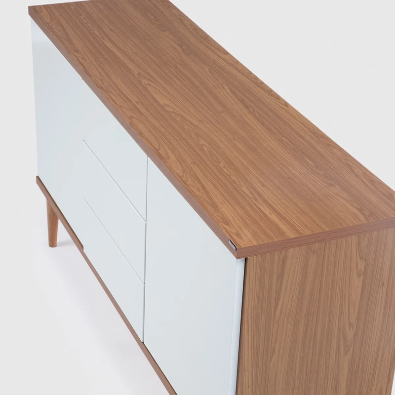 BUFFET ROCA BLANCO COPIHUE 2 PUERTAS 3 CAJONES CANELA - 9