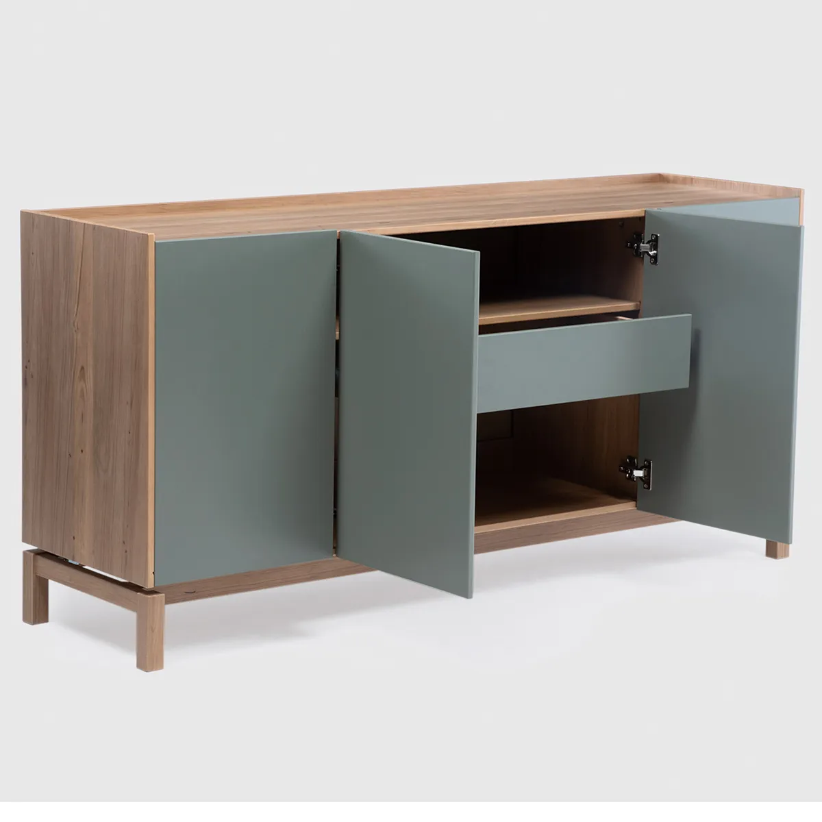 BUFFET ROCA ROBLE BARCELONA 4 PUERTAS 1 CAJÓN VERDE - 4