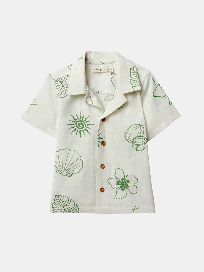 CAMISA MANGA CORTA NIÑO SFERA - 1