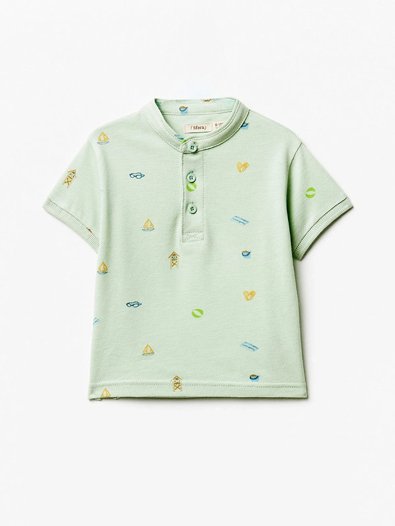 POLERA MANGA CORTA NIÑO SFERA - 1