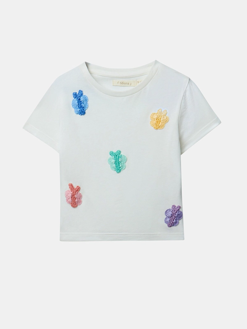 POLERA MANGA CORTA NIÑA SFERA - 1