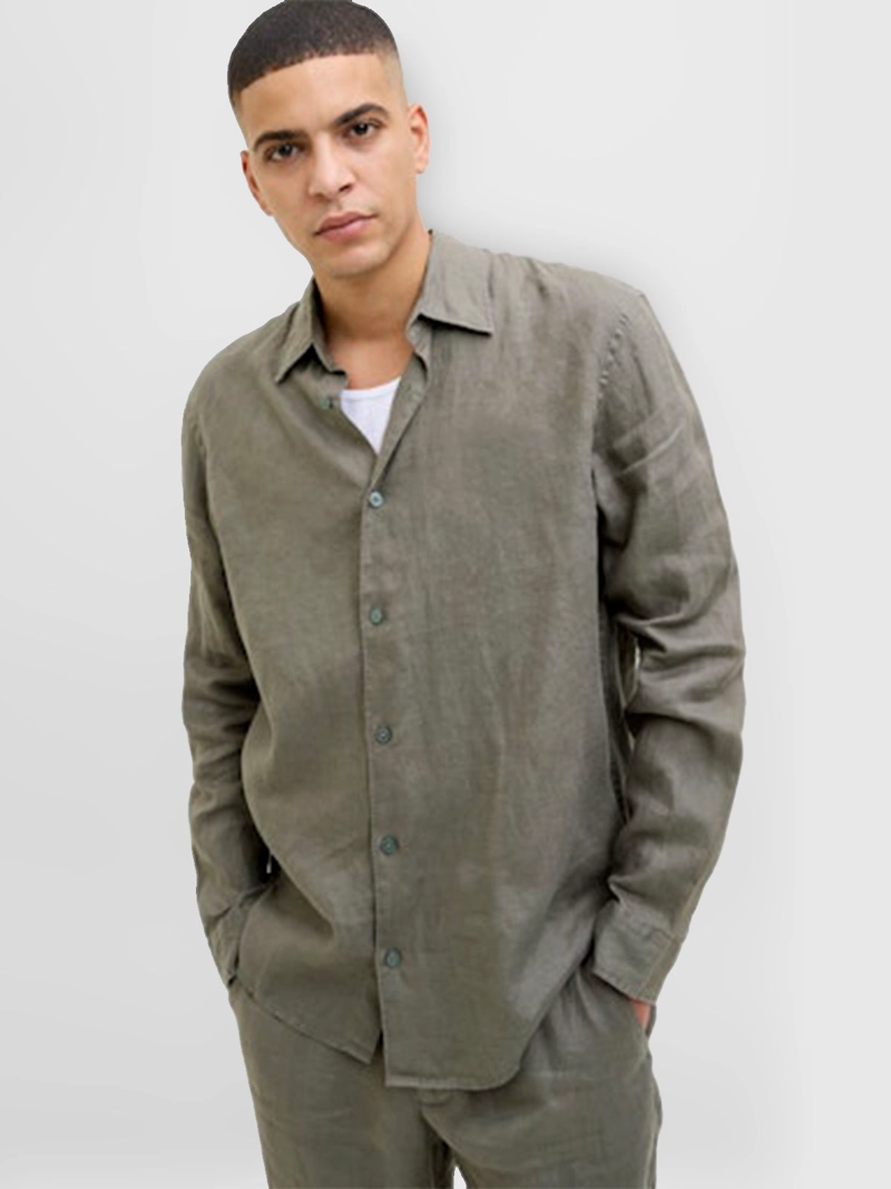 CAMISA HOMBRE JACK & JONES MANGA LARGA - 2
