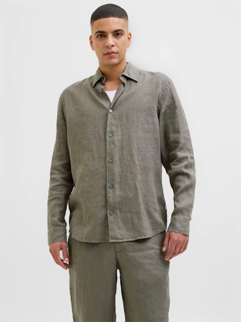 CAMISA HOMBRE JACK & JONES MANGA LARGA - 1