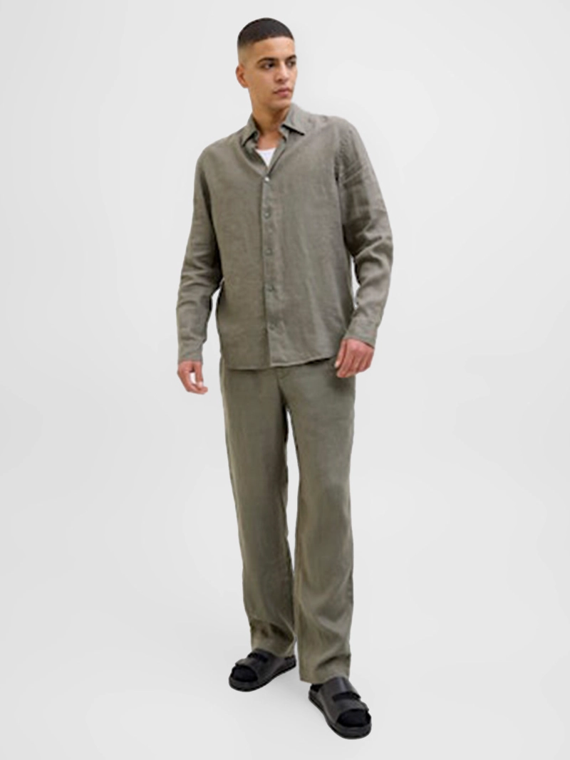 CAMISA HOMBRE JACK & JONES MANGA LARGA - 5