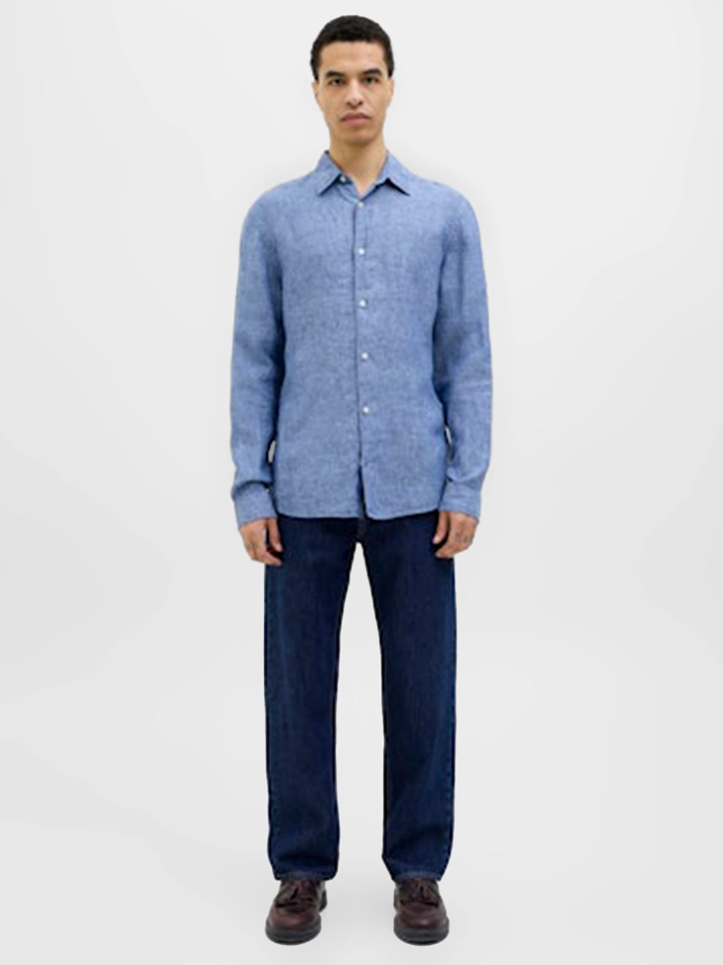 CAMISA HOMBRE JACK & JONES MANGA LARGA - 5