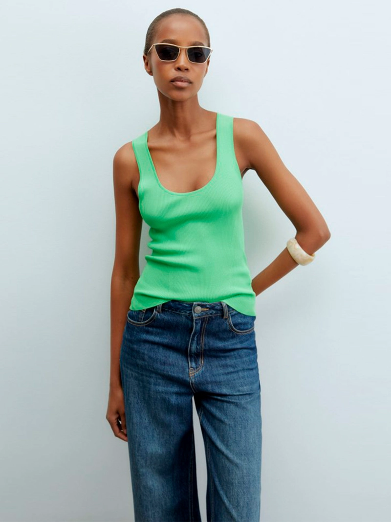 SWEATER MUJER SFERA SIN MANGAS - 4