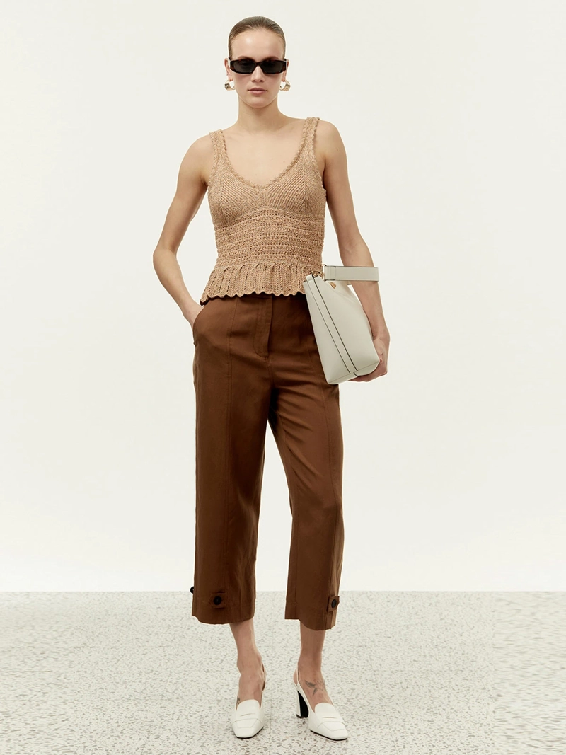SWEATER MUJER SFERA ALGODÓN SIN MANGAS