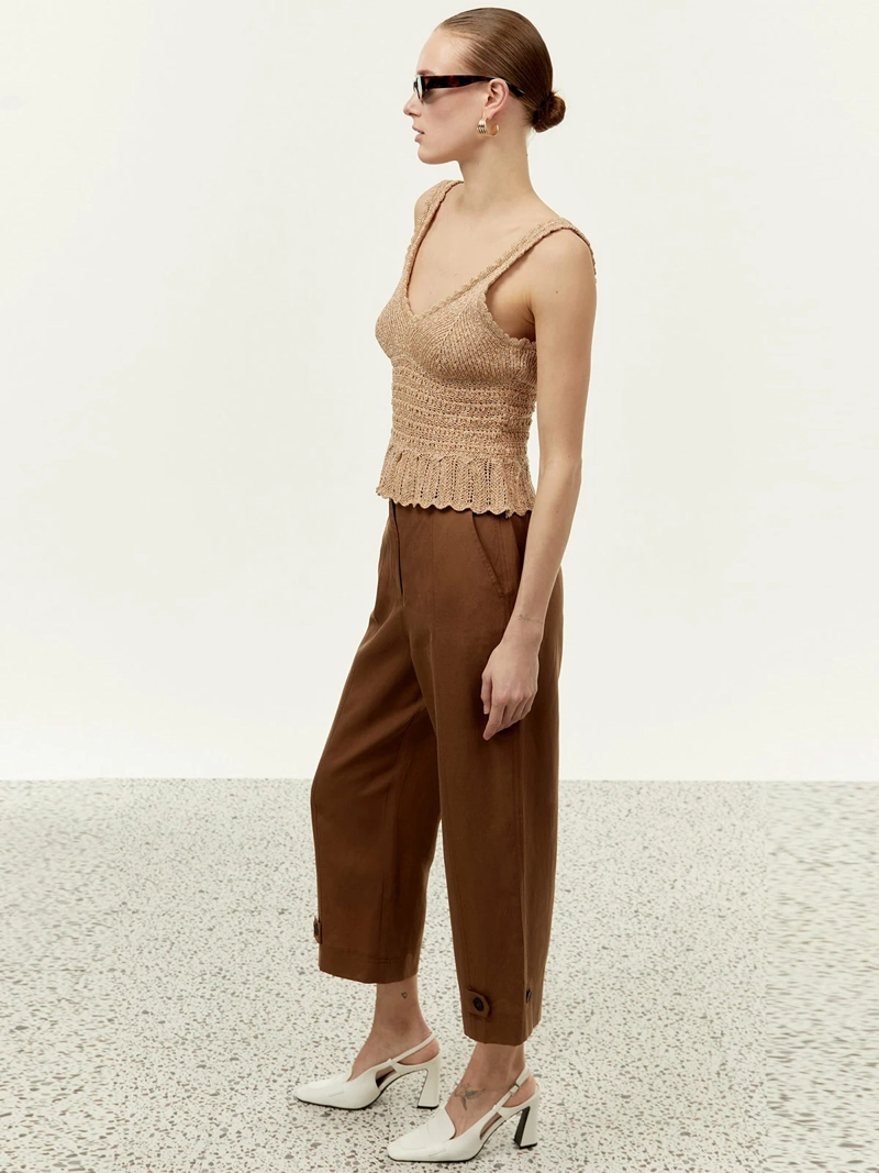 SWEATER MUJER SFERA ALGODÓN SIN MANGAS - 2