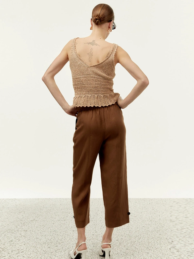 SWEATER MUJER SFERA ALGODÓN SIN MANGAS - 3