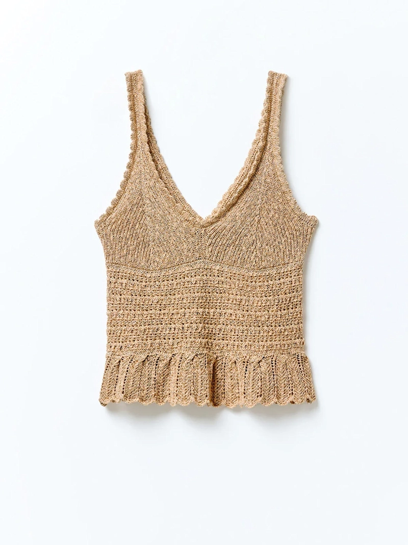 SWEATER MUJER SFERA ALGODÓN SIN MANGAS - 7
