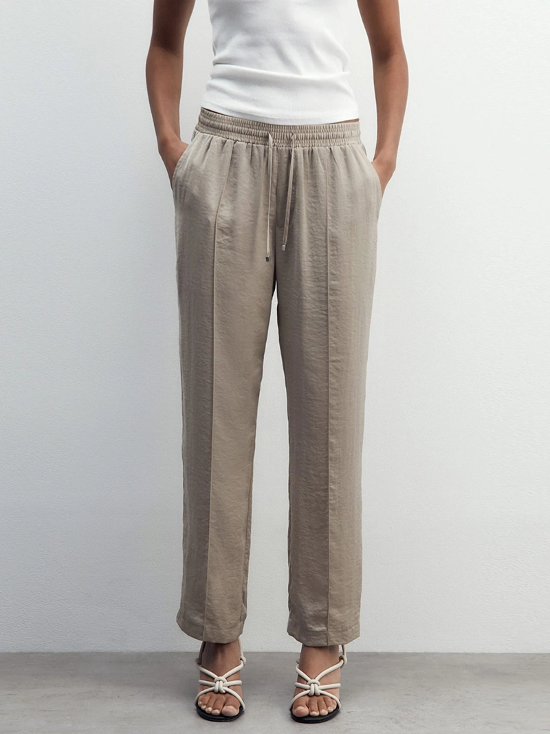 PANTALÓN MUJER SFERA FLUIDO LISO - 3