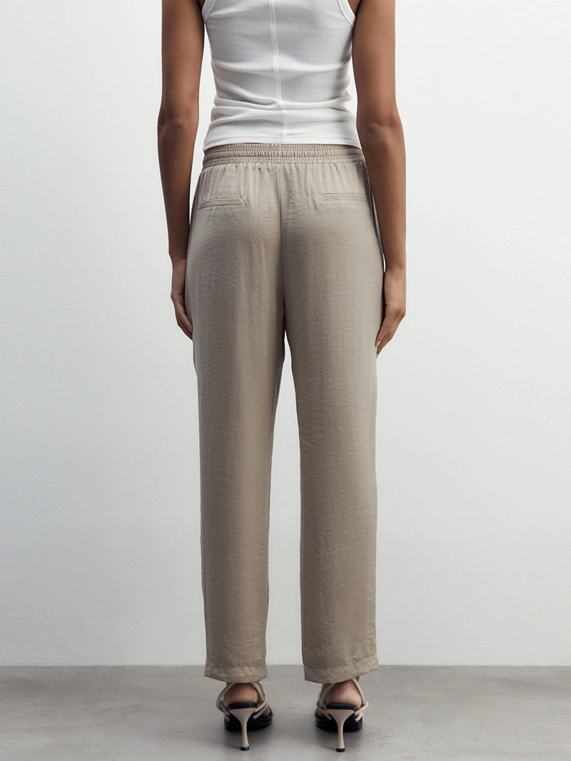PANTALÓN MUJER SFERA FLUIDO LISO - 4