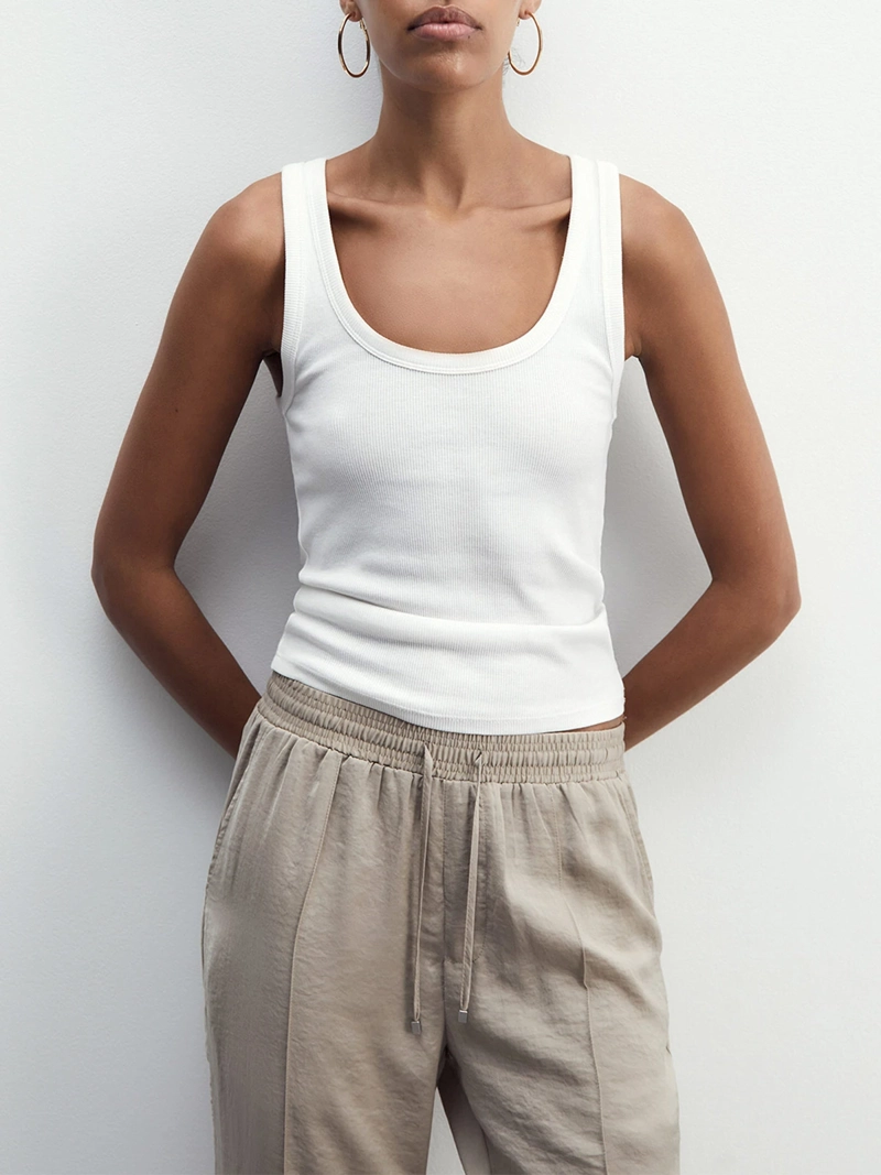 PANTALÓN MUJER SFERA FLUIDO LISO - 5