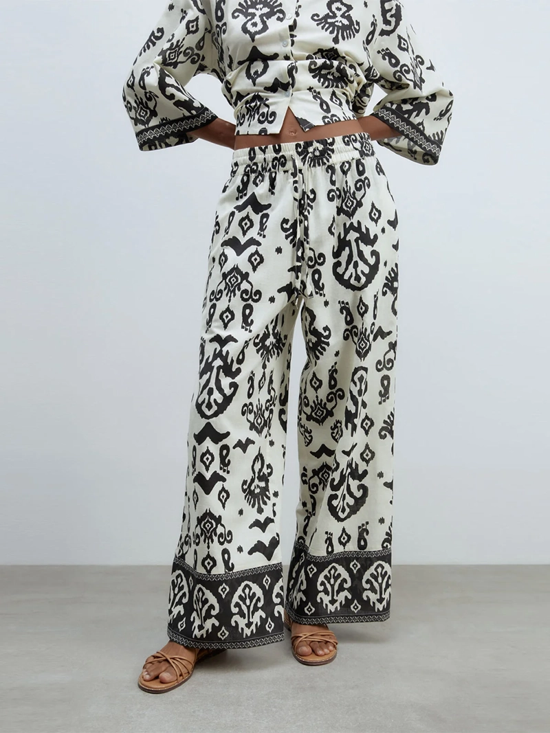 PANTALÓN MUJER SFERA LINO - 1