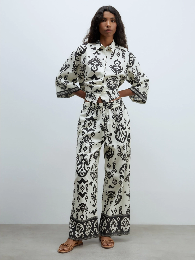 PANTALÓN MUJER SFERA LINO - 4