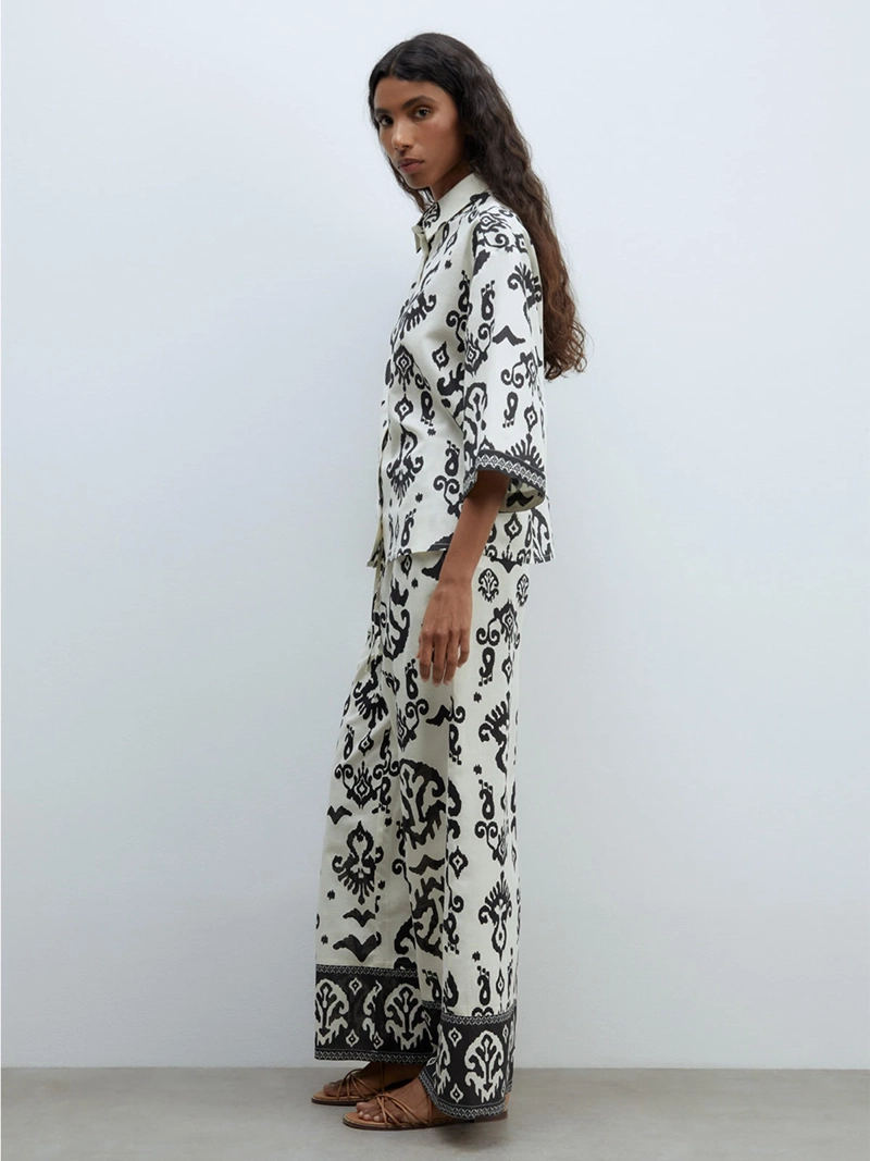 PANTALÓN MUJER SFERA LINO - 5