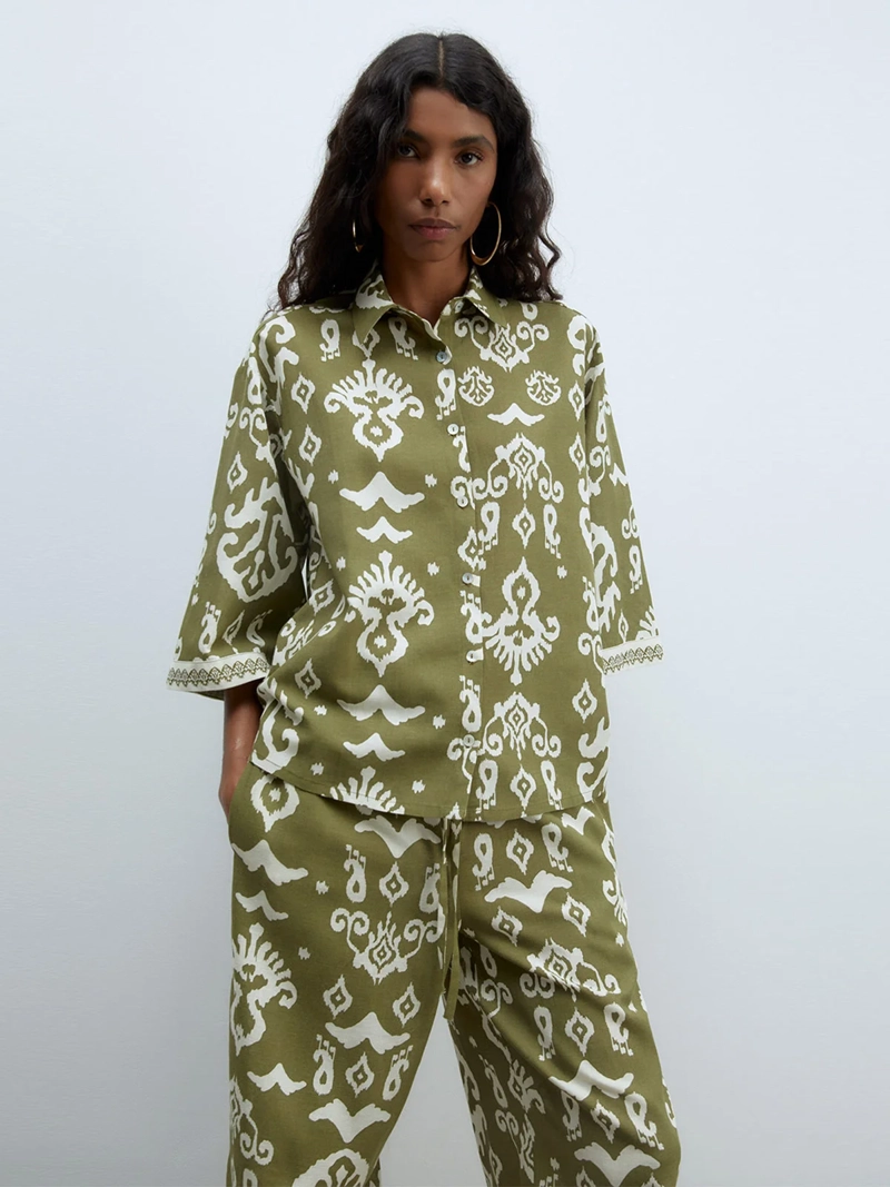 PANTALÓN MUJER SFERA LINO - 2