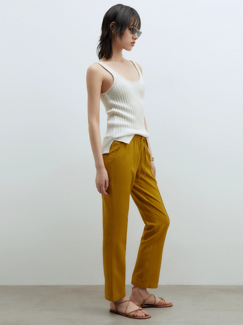 PANTALÓN MUJER SFERA ALGODÓN FLUIDO - 2