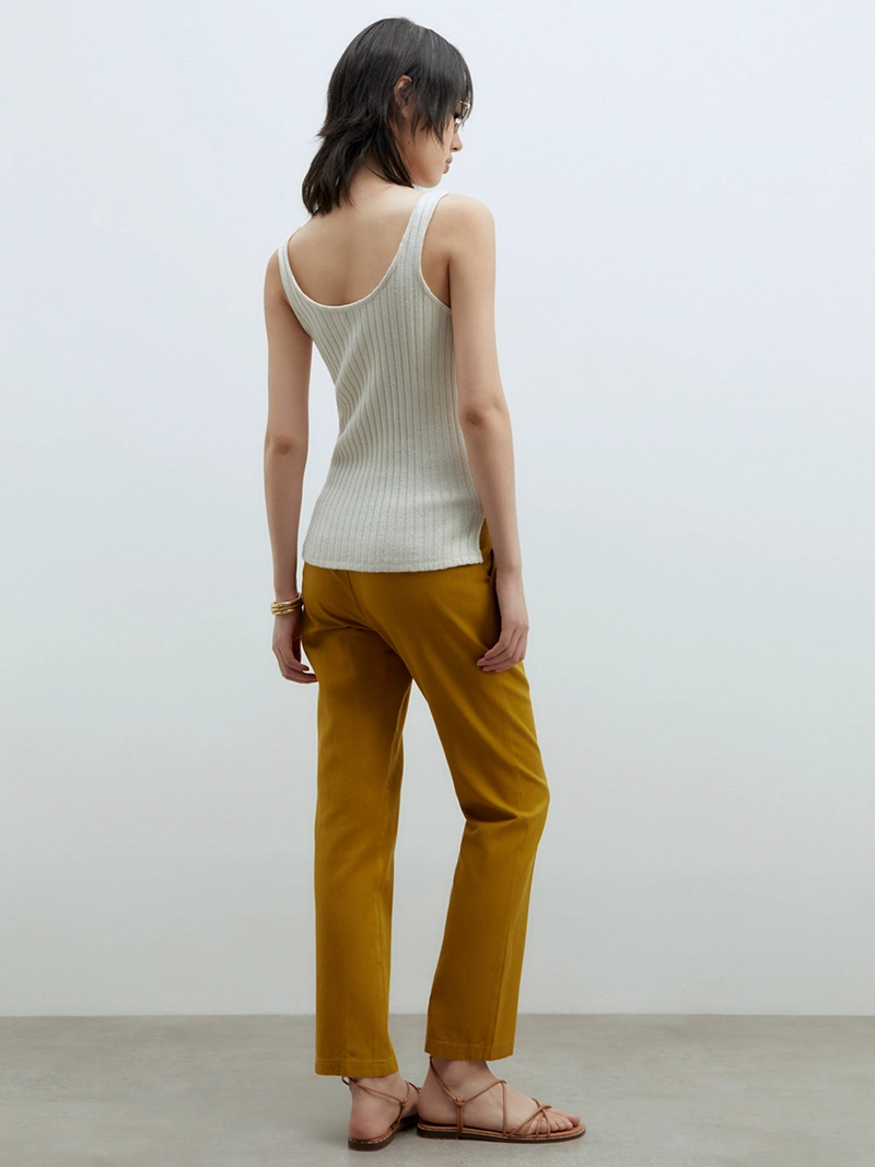 PANTALÓN MUJER SFERA ALGODÓN FLUIDO - 3