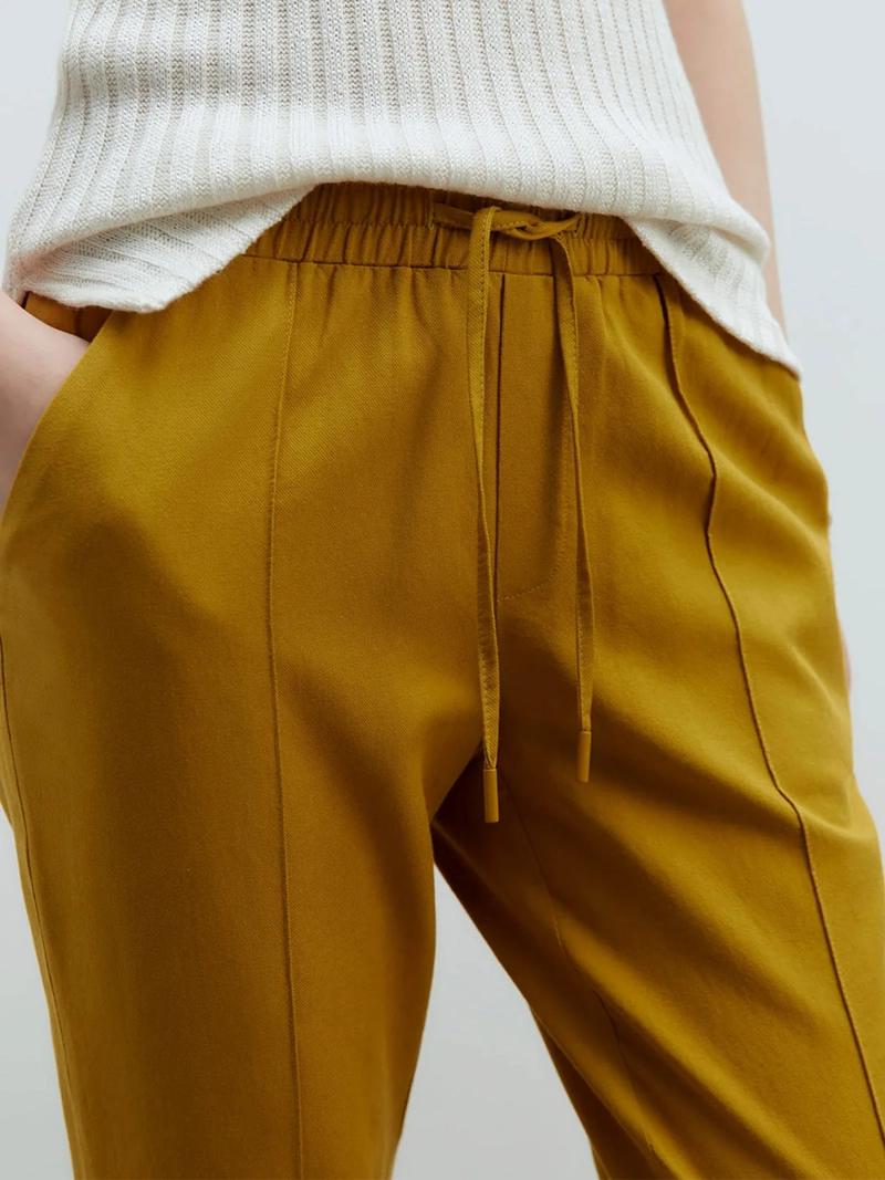 PANTALÓN MUJER SFERA ALGODÓN FLUIDO - 5