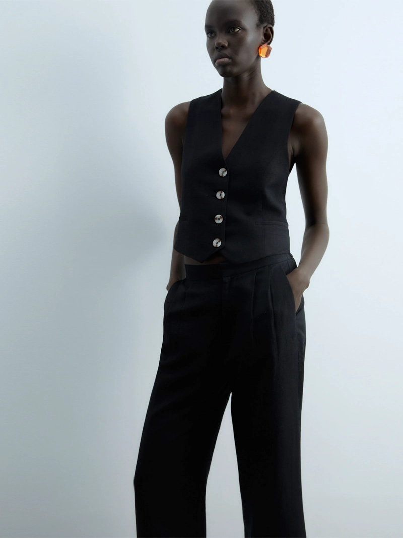 PANTALÓN MUJER SFERA LINO - 3