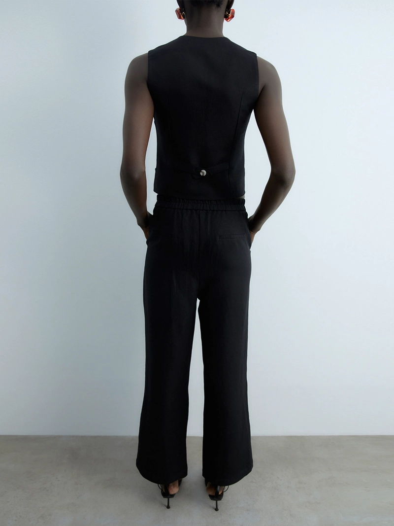 PANTALÓN MUJER SFERA LINO - 4