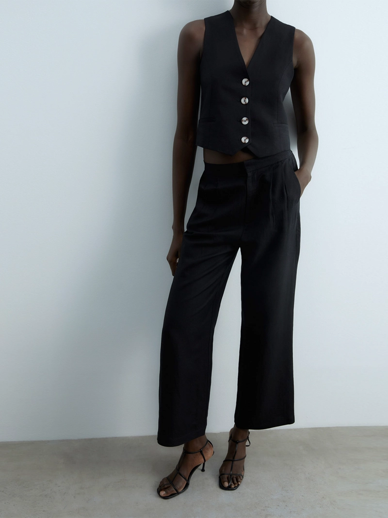 PANTALÓN MUJER SFERA LINO - 6