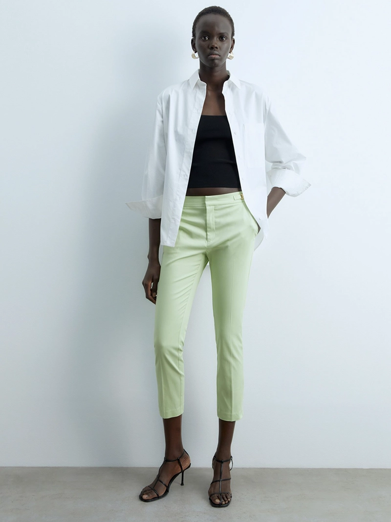 PANTALÓN MUJER SFERA CAPRI ALGODÓN  - 1