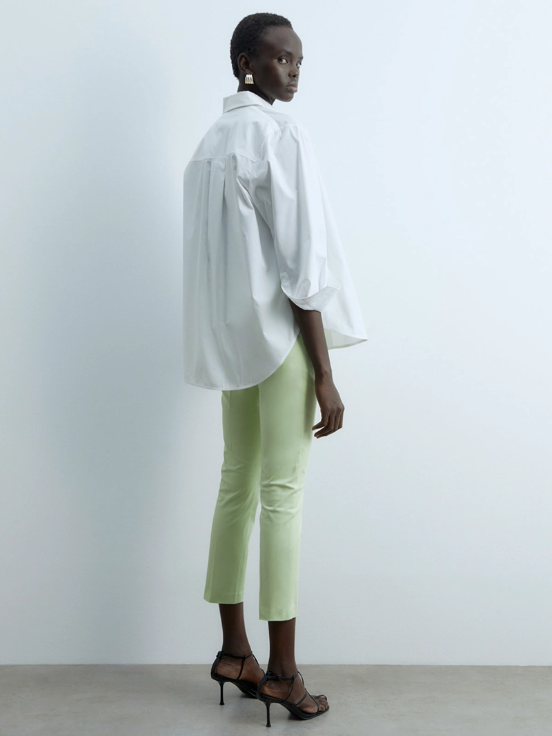 PANTALÓN MUJER SFERA CAPRI ALGODÓN  - 2