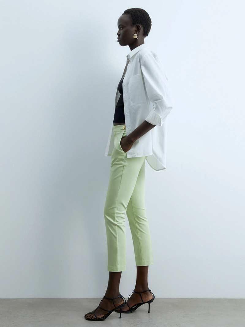 PANTALÓN MUJER SFERA CAPRI ALGODÓN  - 3