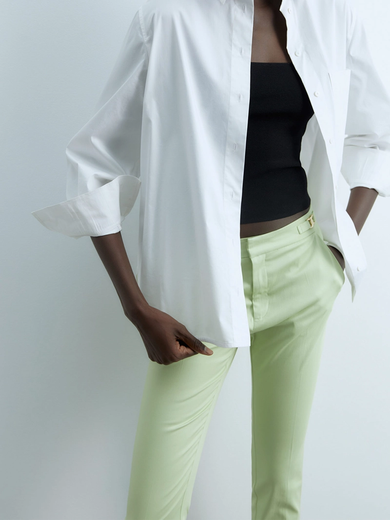 PANTALÓN MUJER SFERA CAPRI ALGODÓN  - 5