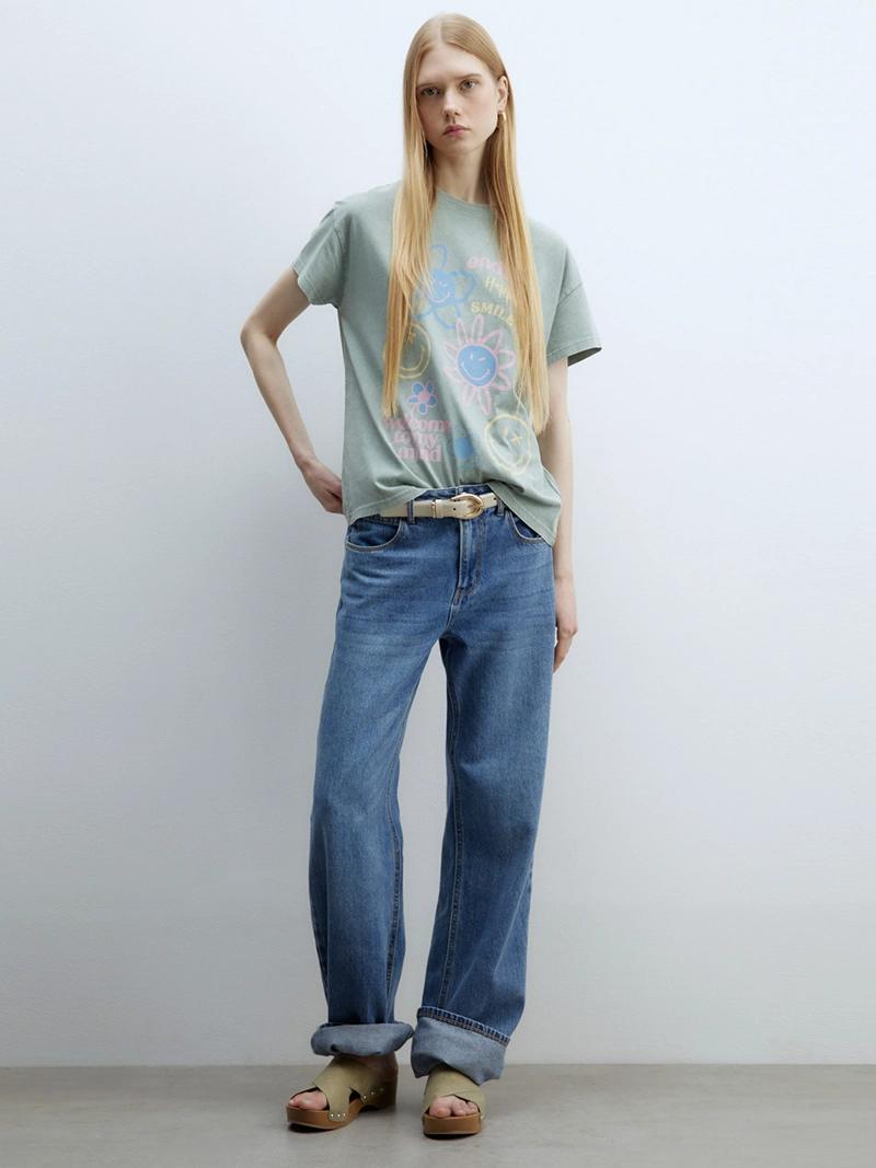 POLERA MUJER SFERA ALGODÓN  - 1