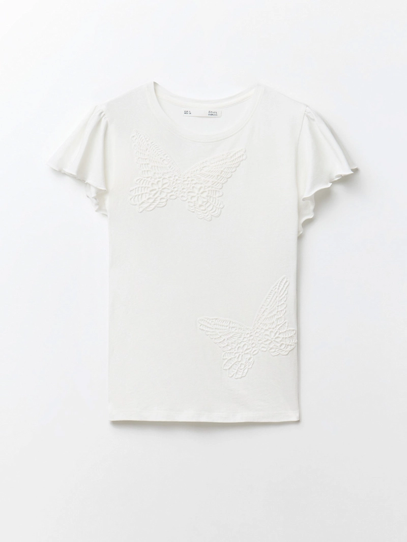 POLERA MUJER SFERA ALGODÓN MANGA CORTA - 6