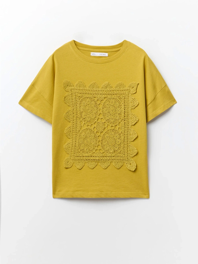 POLERA MUJER SFERA ALGODÓN CROCHET - 6
