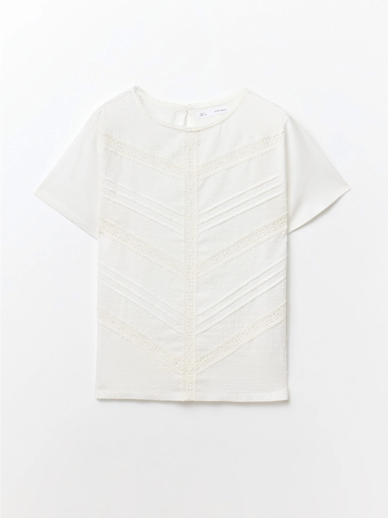 POLERA MUJER SFERA ALGODÓN MANGA CORTA - 6
