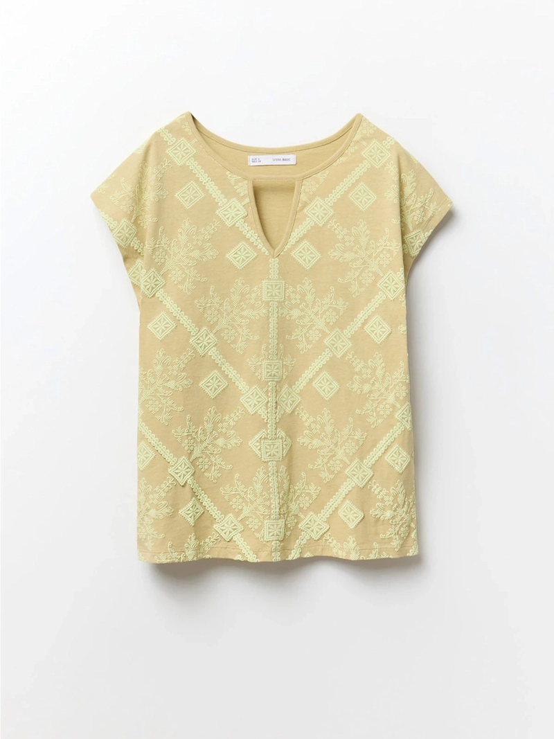 POLERA MUJER SFERA ALGODÓN PRINT - 6