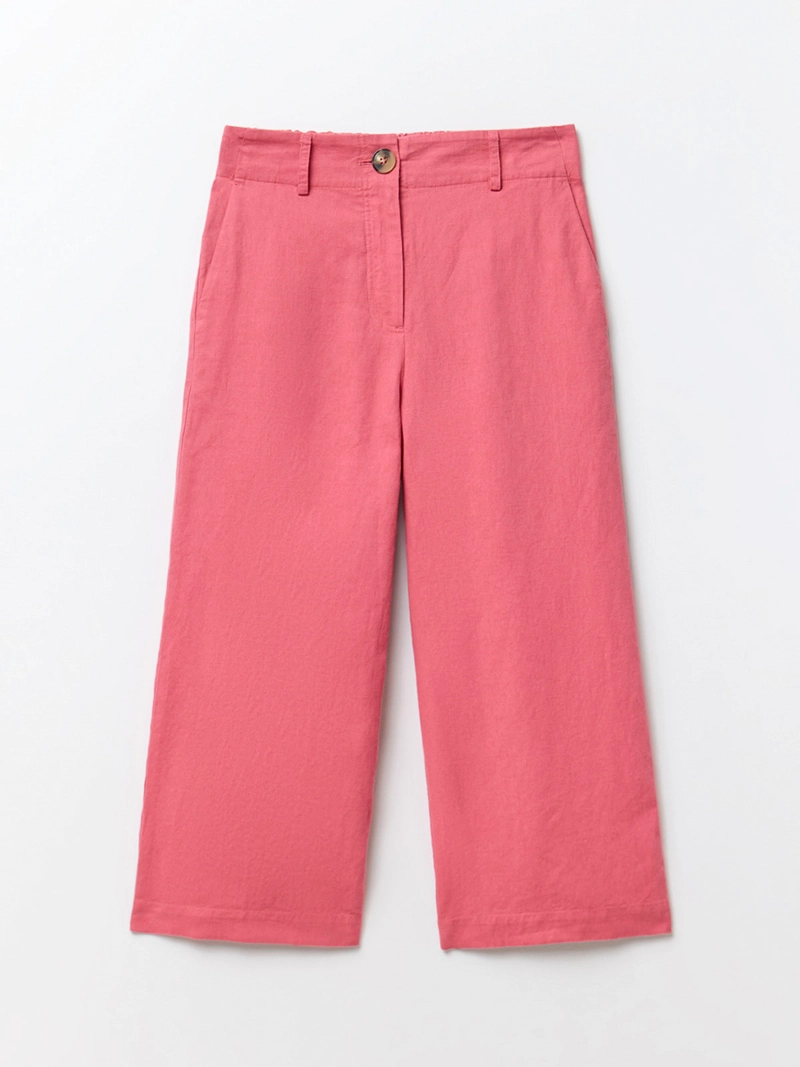 PANTALÓN MUJER SFERA CULOTTE LINO  - 6