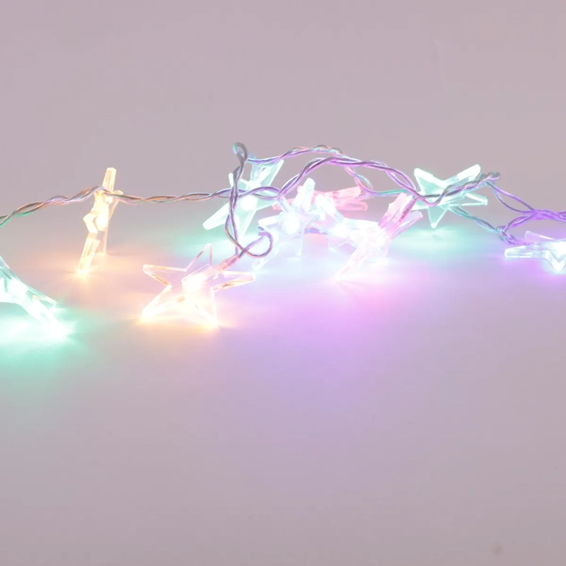 LUCES NAVIDEÑAS RIPLEY HOME LED ESTRELLA PLANA COLORES - 3