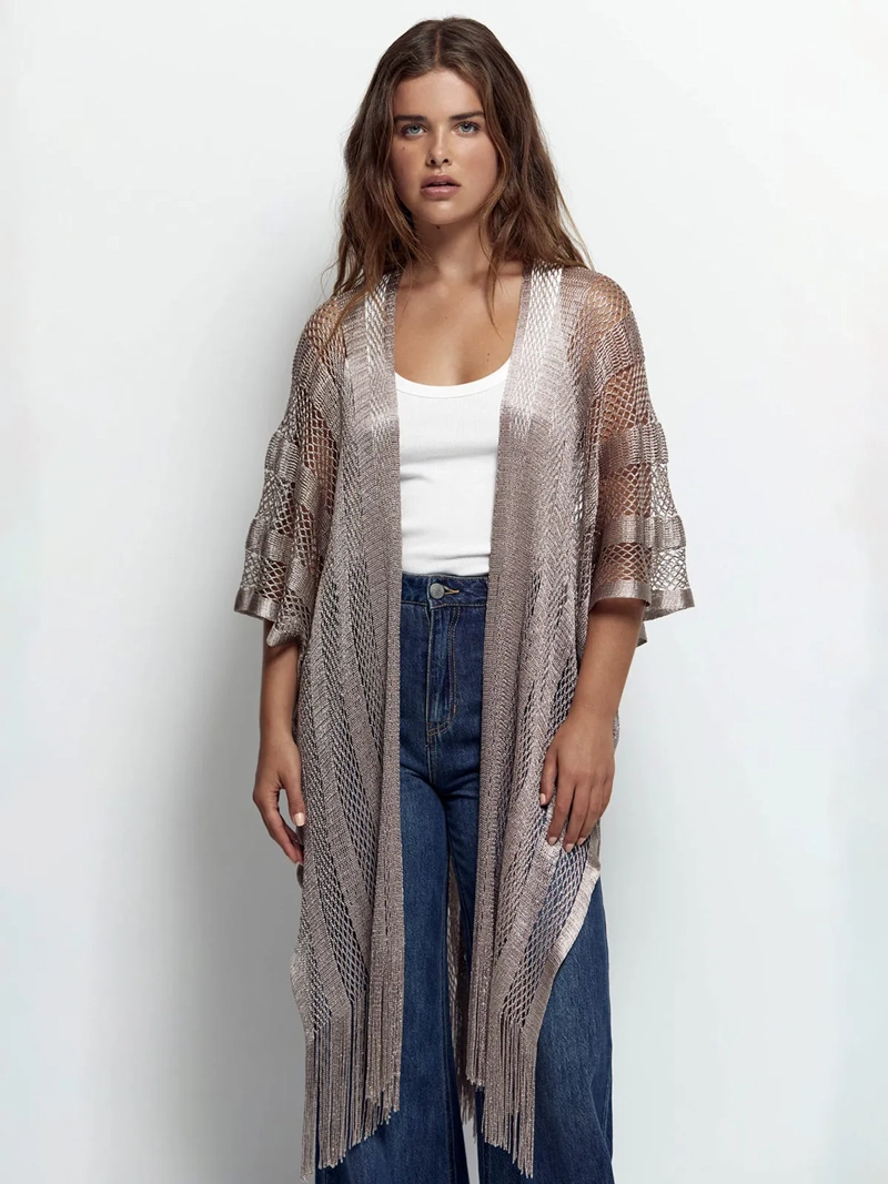 KIMONO MUJER SFERA RAYAS - 1