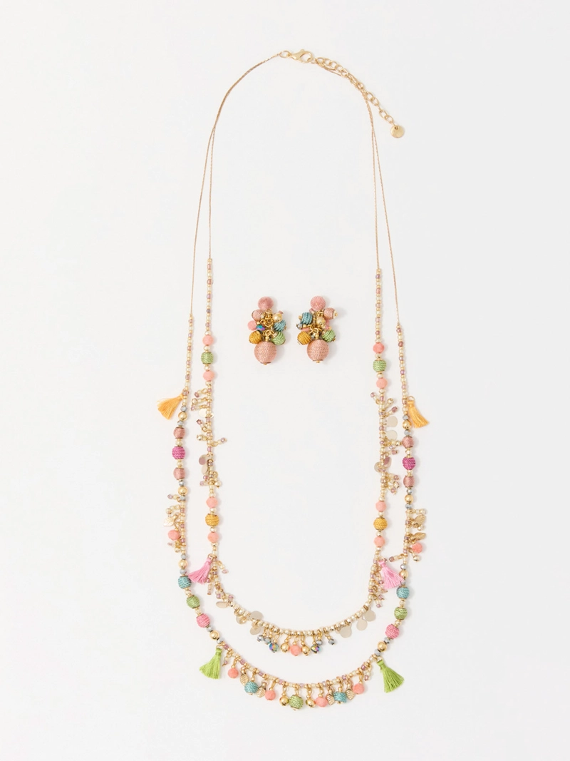 CONJUNTO COLLAR + AROS MUJER SFERA - 1