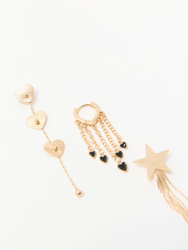 SET X3 AROS MUJER SFERA ESTRELLAS - 3