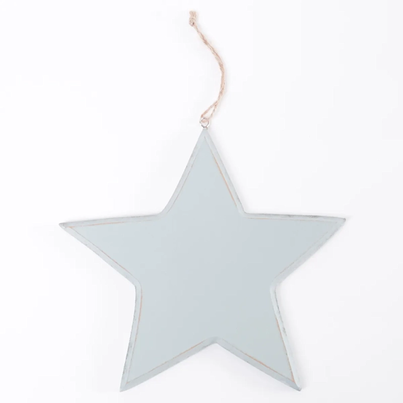 ADORNO NAVIDEÑO RIPLEY HOME GRANEL ESTRELLA MADERA MENTA - 1