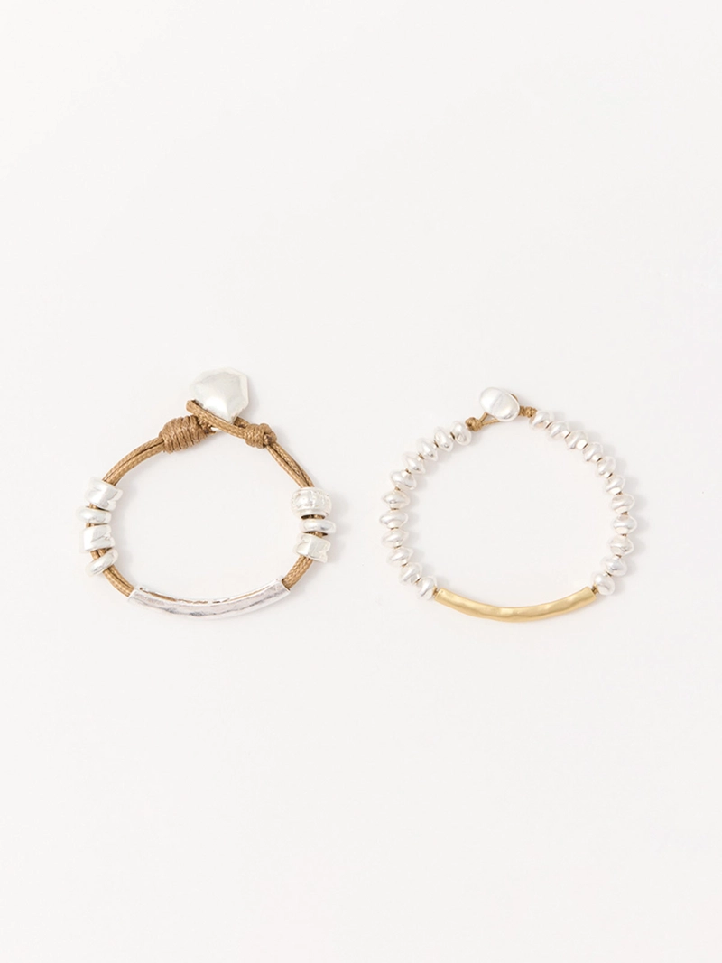 PULSERA MUJER SFERA APLICACIONES METÁLICAS