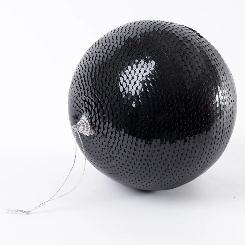 ADORNO NAVIDEÑO RIPLEY HOME GRANEL MINI ESCAMAL BLACK - 3