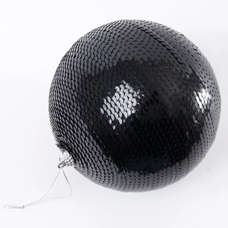 ADORNO NAVIDEÑO RIPLEY HOME GRANEL MINI ESCAMAL BLACK - 4