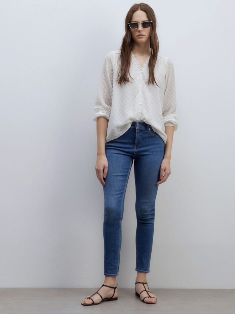 JEANS MUJER SFERA SKINNY ALGODÓN - 1