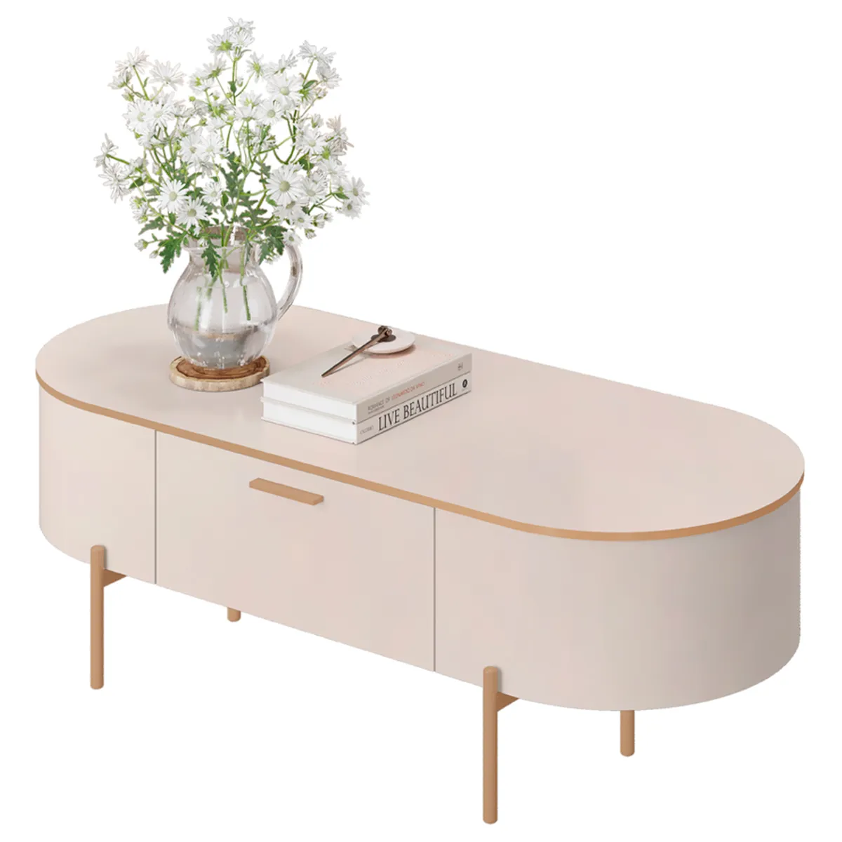MESA DE CENTRO ALTAVISION CELENA 107.5 CM 1C BLANCO - 2