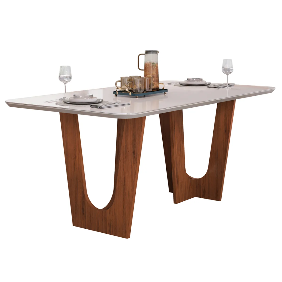 JUEGO COMEDOR ALTAVISION NALA 6 SILLAS BLANCO - 2
